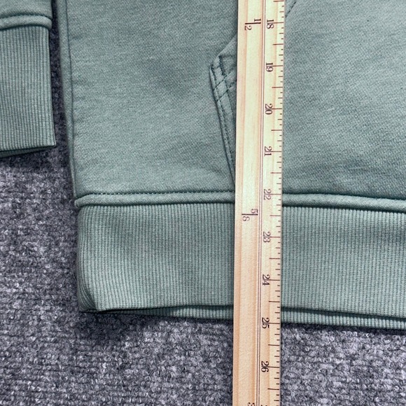 Carhartt Relaxed Fit Hooded Sweatshirt Light Green Womens L 12/14 102790 - Picture 5 of 9